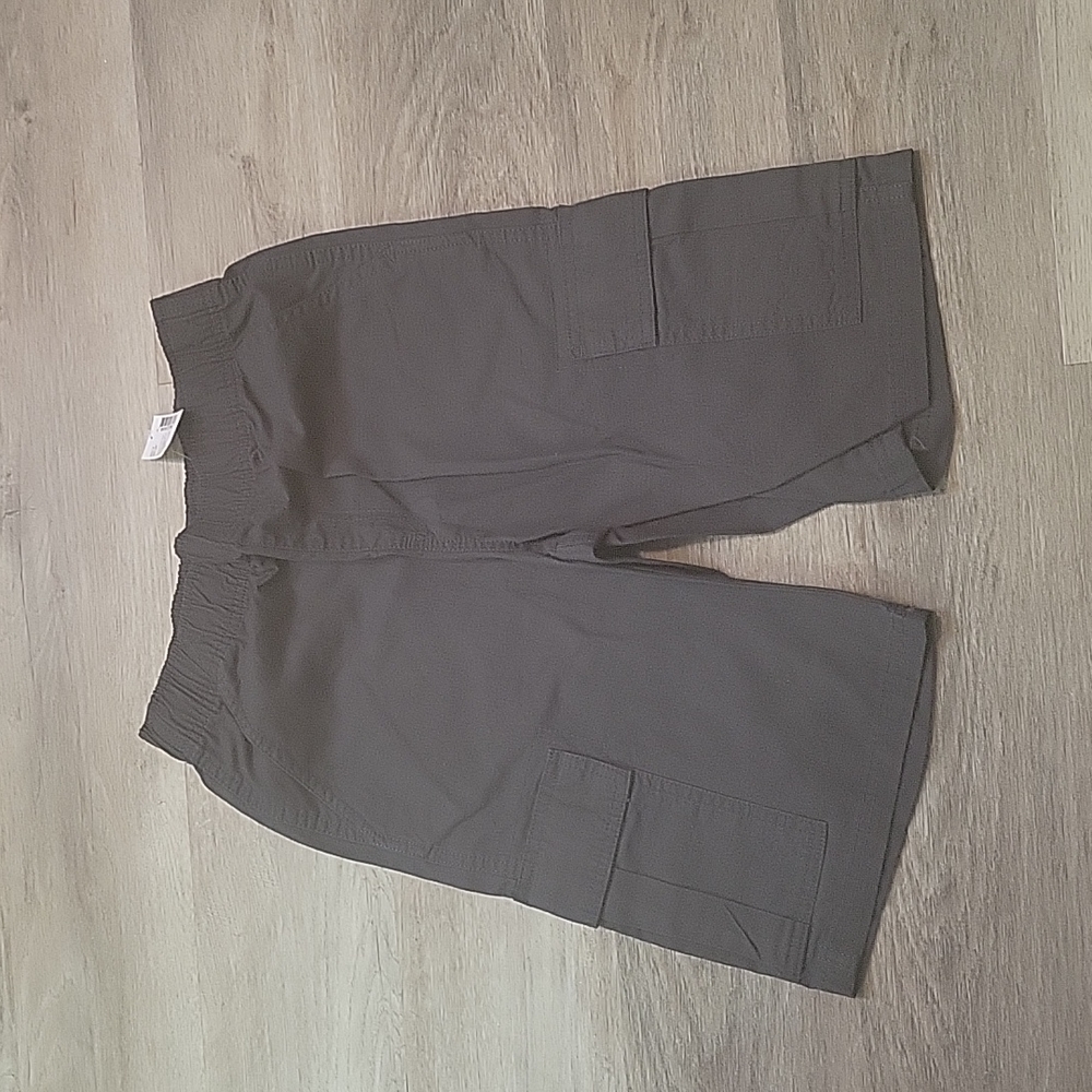 Childrens place black elastic waist cargo shorts 14